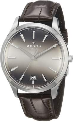 Zenith Men's 032020670.22C Class EL Analog Display Swiss Automatic Brown Watch