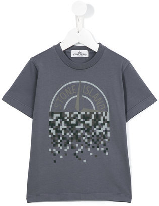 Stone Island Junior - logo print T-shirt - kids - Cotton - 4 yrs