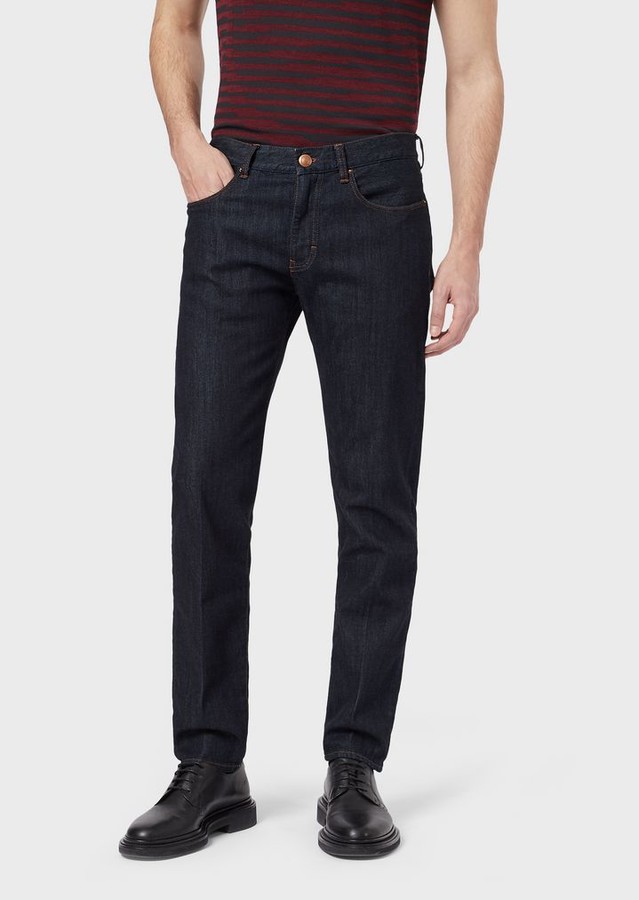 armani tapered fit jeans