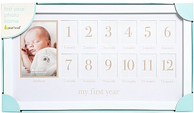 Pearhead Baby's First Year Memory Photo Frame