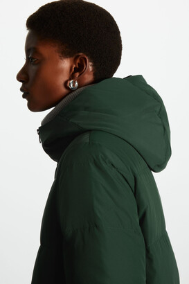 COS Recycled-Down Longline Puffer Coat ShopStyle