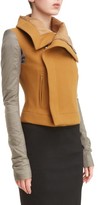 Thumbnail for your product : Rick Owens Women's Puffer Sleeve Melton Biker Jacket