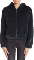 Thumbnail for your product : Bagatelle Hooded Faux Fur Teddy Jacket