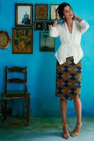 Thumbnail for your product : Anthropologie Maeve Kanara Pencil Skirt
