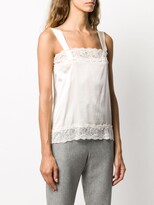 Thumbnail for your product : Max & Moi Teddy lace trim camisole