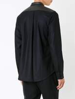 Thumbnail for your product : Juun.J leather detail shirt