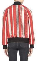Thumbnail for your product : Saint Laurent Wool-Blend Stripe Jacket