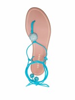 Thumbnail for your product : Aquazzura Jackie rhinestone-embellished sandals