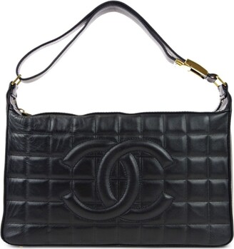 Chanel Pre Owned 2003 Choco Bar shoulder bag - ShopStyle