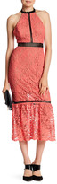 Thumbnail for your product : ABS by Allen Schwartz Lace Halter Cocktail Dress