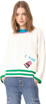 Thumbnail for your product : Mira Mikati Monster Embroidered Sweater