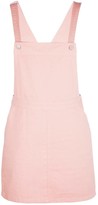 Thumbnail for your product : boohoo Nude Denim Pinafore Dress