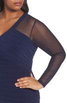 Thumbnail for your product : London Times Shutter Pleat Jersey Skeath Dress