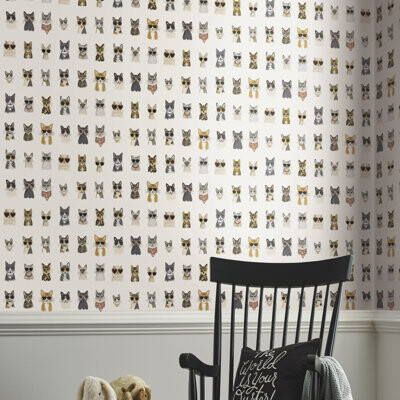 Rifle Paper Co. Cool Cats Peel & Stick Wallpaper Roll