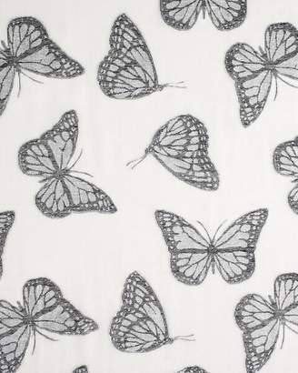 Chico's Living Beyond Breast Cancer Butterfly Print Oblong Scarf