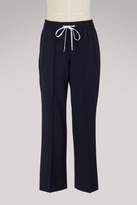 Stretch cropped trousers 