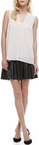Thumbnail for your product : Vince Perforated Leather Skirt