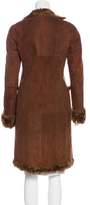 Thumbnail for your product : Akris Shearling-Lined Suede Coat