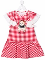 Thumbnail for your product : MonnaLisa Gingham-Print Dress