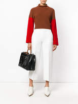 Thumbnail for your product : MSGM high-waisted cropped trousers