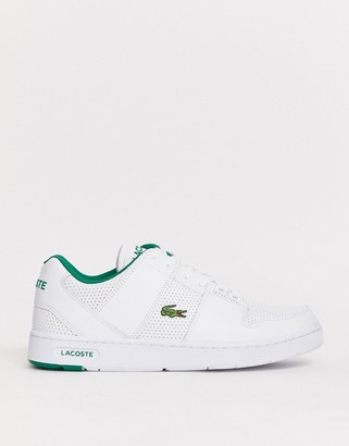 Lacoste Thrill chunky trainers in white leather