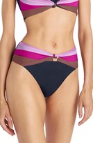 Thumbnail for your product : Robin Piccone Billie High Waist Bikini Bottoms