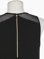 Thumbnail for your product : L'Agence Sweetheart Dress With Knit Mesh Bodice
