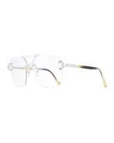 Thumbnail for your product : Grey Ant Savant Rimless Square Optical Frames