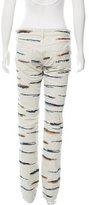 Thumbnail for your product : Isabel Marant Embroidered Straight-Leg Jeans w/ Tags