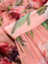 Thumbnail for your product : Dolce & Gabbana peony print ruffled skirt
