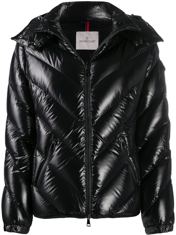 moncler fitted puffer jacket