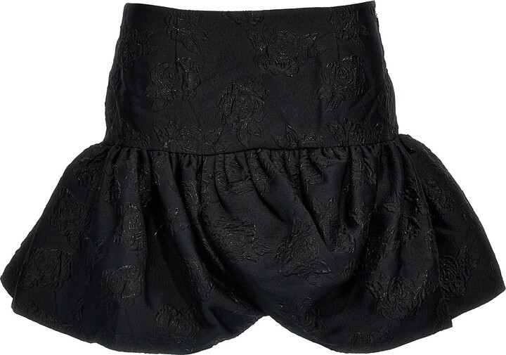 Rotate by Birger Christensen Jacquard Mini Skirts