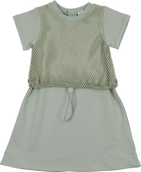 Manière Girls' Mesh Sport Short Sleeve Dress - Little Kid