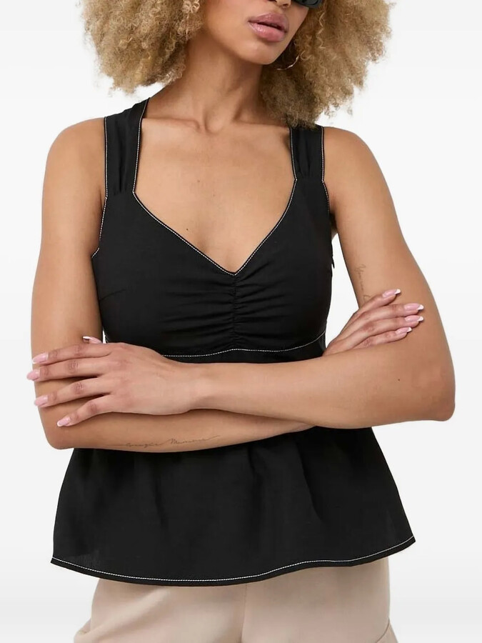 Notes du Nord Cross-Back Blouse