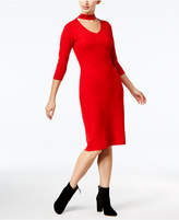 Thumbnail for your product : Taylor Choker-Neck Sweater Dress