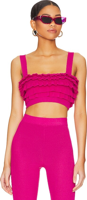 Womens Hot Pink Blouses