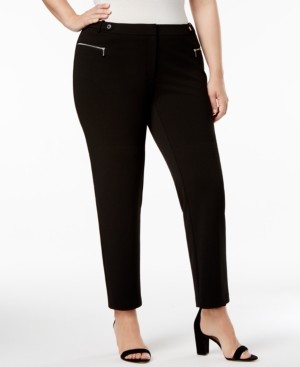 calvin klein plus size pant suits