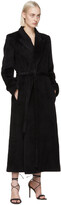 Thumbnail for your product : Totême Black Alpaca Wrap Coat