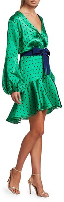 Silvia Tcherassi Emma Polka Dot Ruffled Mini Dress
