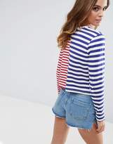 Thumbnail for your product : ASOS T-Shirt in Boxy Fit and Cut About Stripe