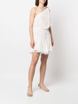 Thumbnail for your product : Isabel Marant One-Shoulder Silk Minidress