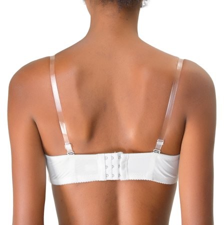 bra with clear straps
