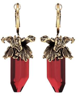 Alexander McQueen Iris pendant earrings