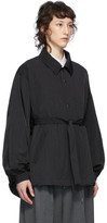Thumbnail for your product : Fumito Ganryu Black Kimono Coach Jacket