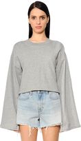 Alexander Wang Pull-Over En Jersey Manches Cloches Et N?ud Dos