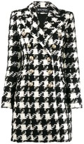 Thumbnail for your product : Balmain Houndstooth Double-Breasted Coat