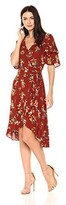 Thumbnail for your product : Blu Pepper Women's V-Neck Floral Printed Dress