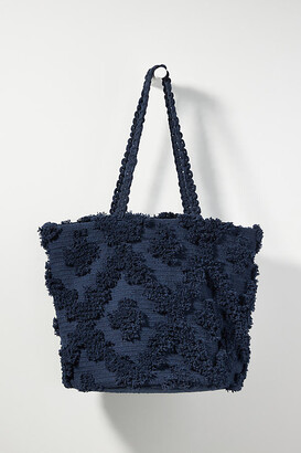 Textured Trellis Tote Bag