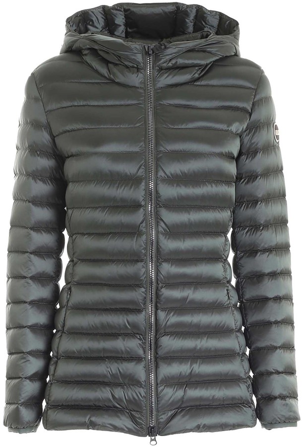 Colmar Place Long Crop Down Jacket In Green - ShopStyle