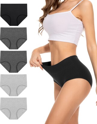 https://img.shopstyle-cdn.com/sim/2f/5b/2f5bf03472e66758144d7fc986bd23f6_xlarge/puliou-womens-knickers-ladies-high-waisted-cotton-underwear-panties-briefs-full-back-coverage-comfy-stretchy-slight-tummy-contorl-multipack-of-5.jpg